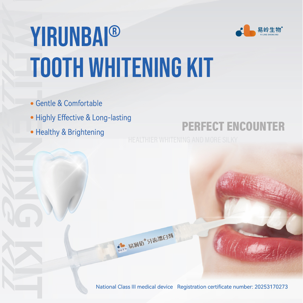 Teeth Whitening Light Kit - Taseyi Klinik-geeignetes Zahnaufhellungs-Gel 17% HP Professionelles