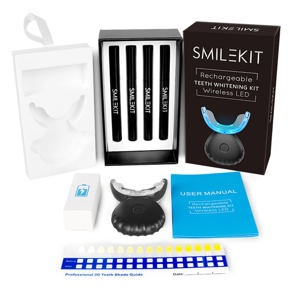 Teeth Whitening Light Kit - Dental Zahnaufhellung Kit Mini 16 LED
