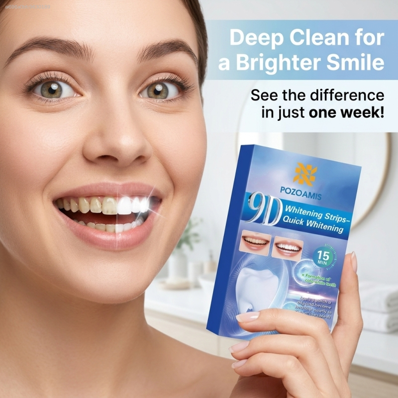 Teeth Whitening Strips - Zahnaufhellungs- und -bleichstreifen