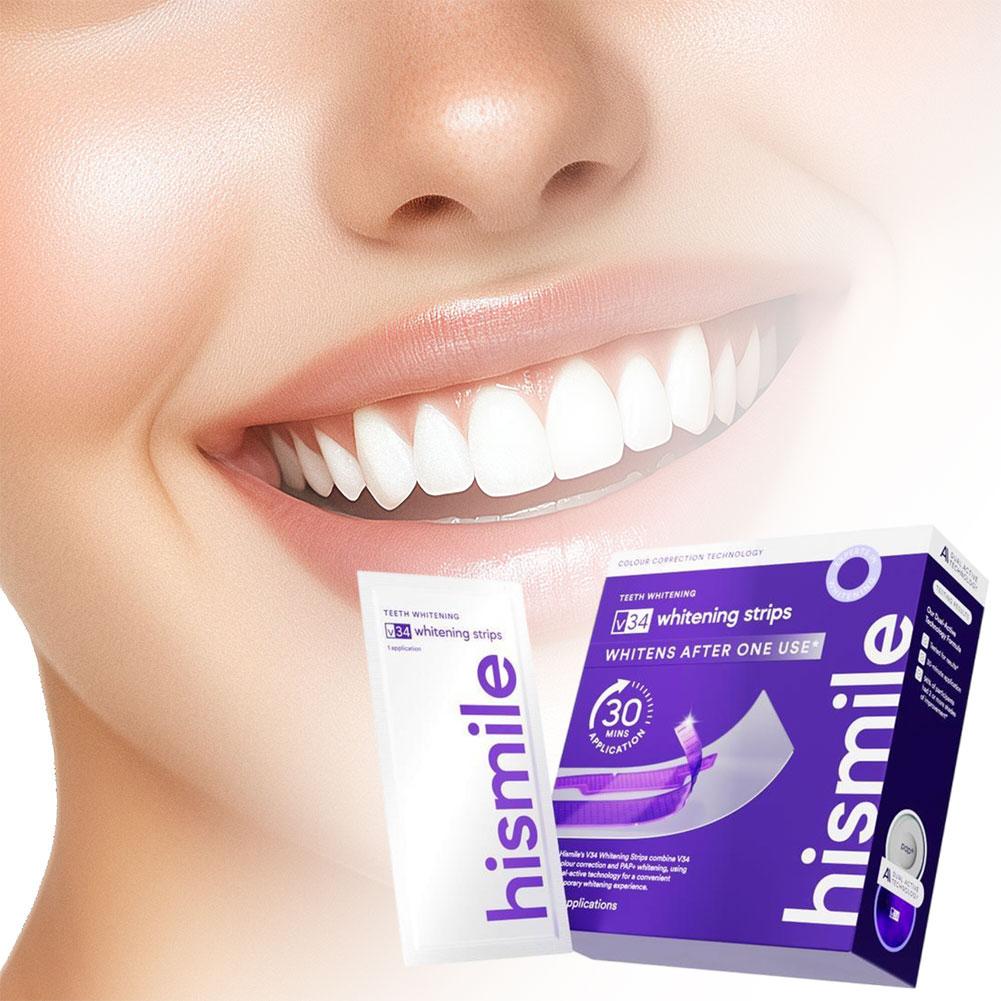 Lila Zahnaufhellungsstreifen f – Teeth Whitening Strips Bewertung und Preis