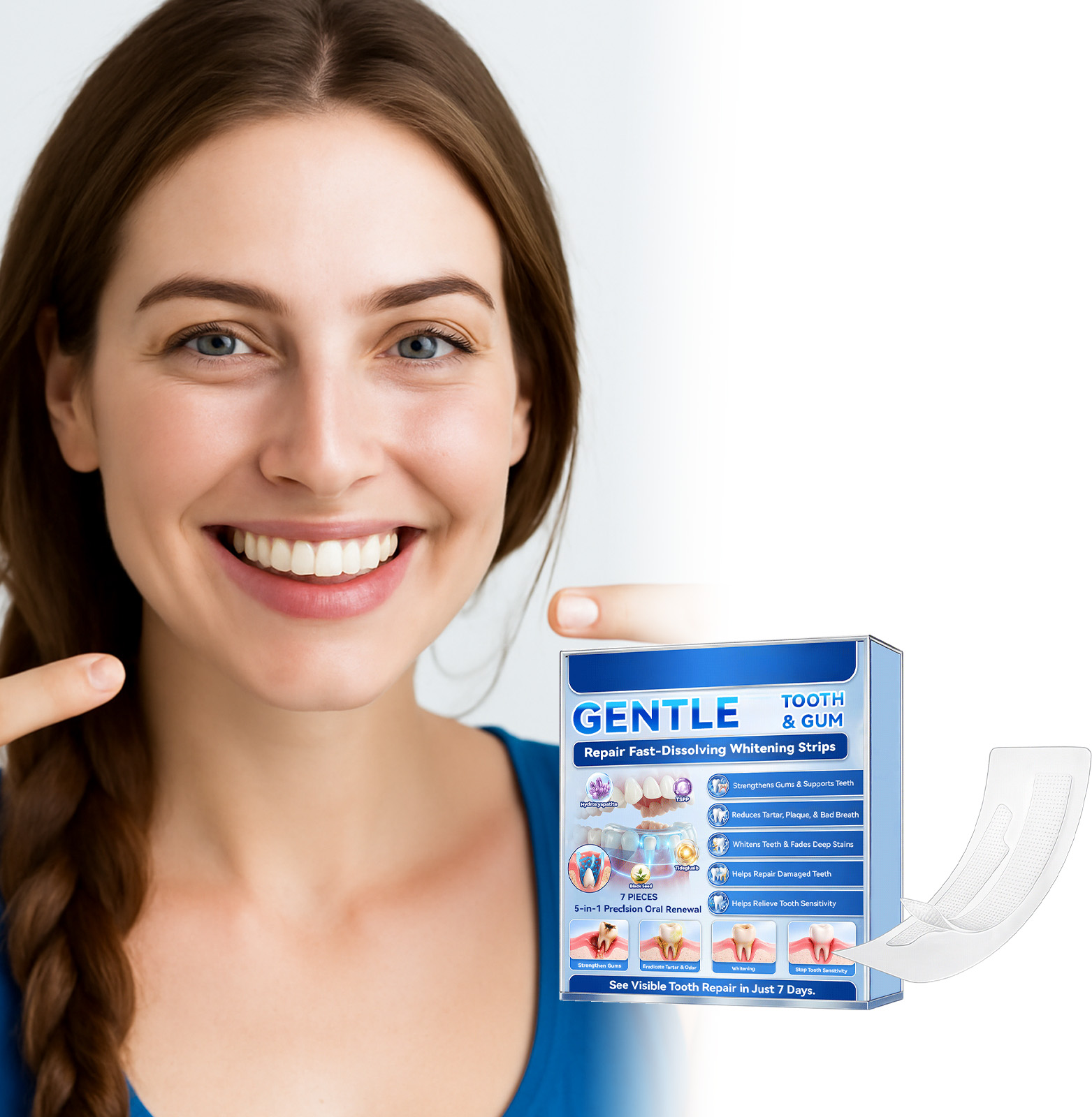 Zahnaufhellungsstreifen Schnel – Teeth Whitening Strips Bewertung und Preis