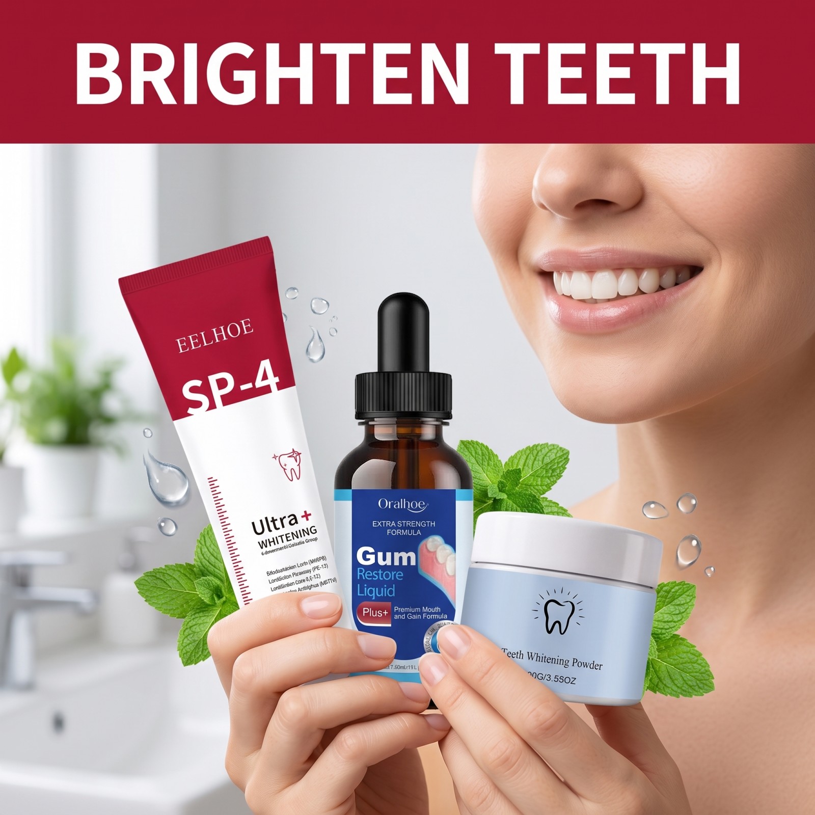 Mundpflege-Kombi-Set: Aufhelle – Teeth Whitening Zimba Bewertung und Preis