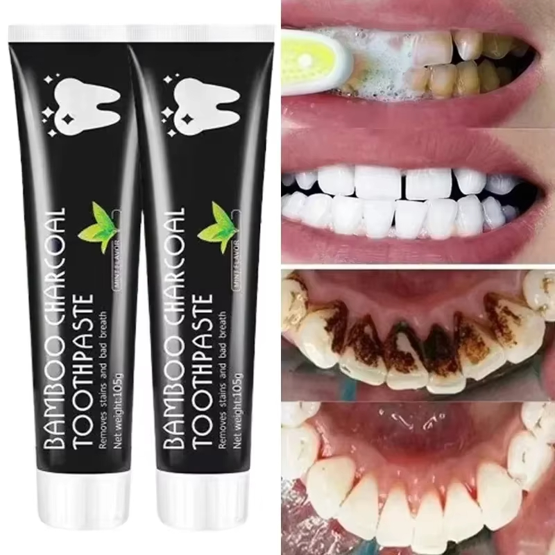 Aufhellende Zahnpasta, Bambusk – Teeth Whitening Charcoal Bewertung und Preis