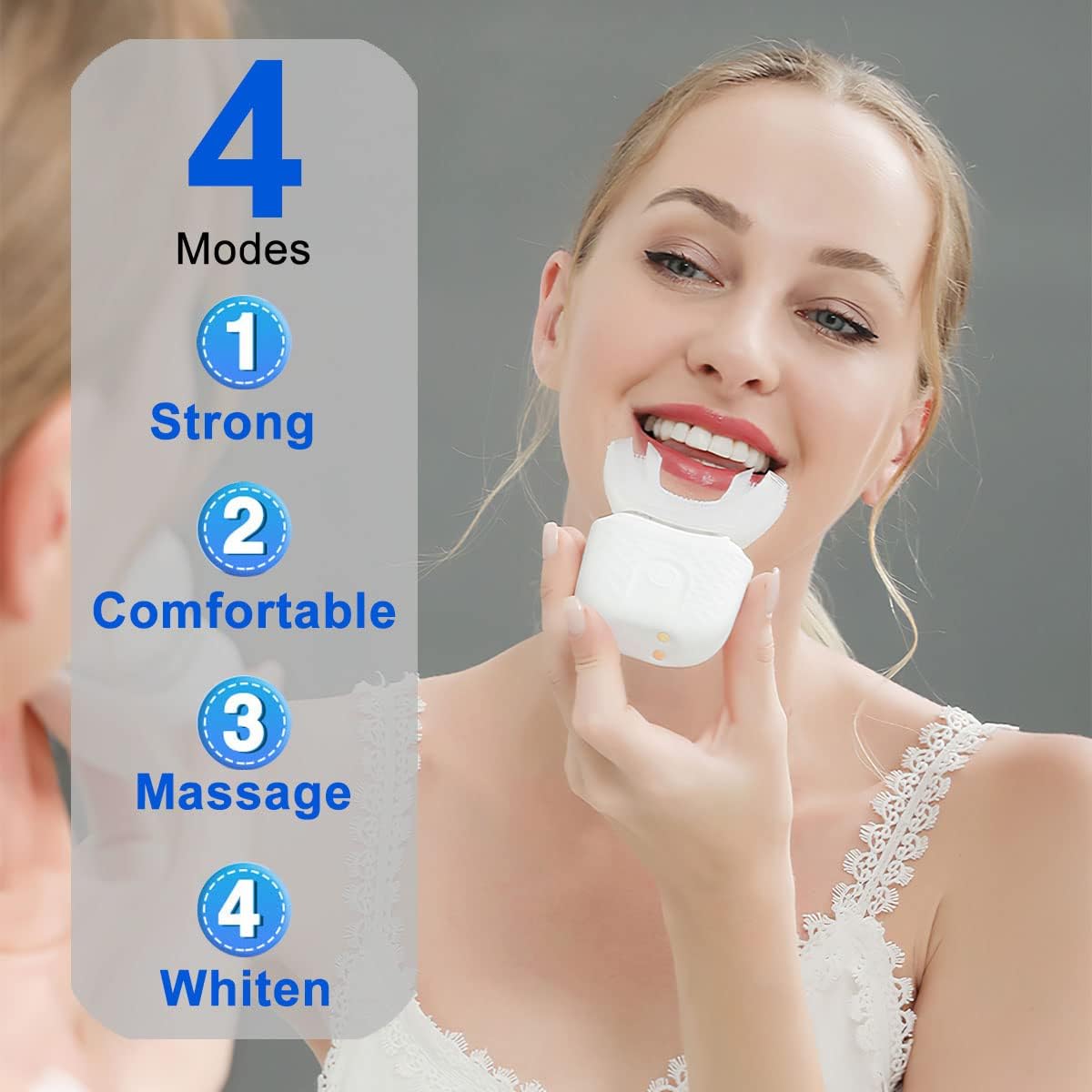 Zahnpflege u Form elektrische  – Teeth Whitening Light Kit Bewertung und Preis