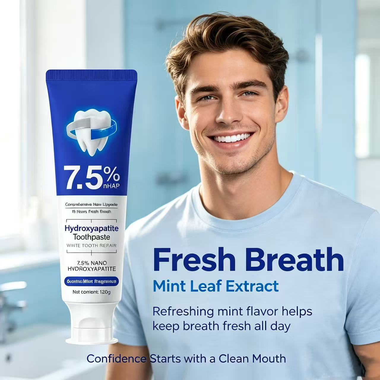 7,5% Nano-Hydroxyapatit Zahnpa – Teeth Whitening Treatment Bewertung und Preis