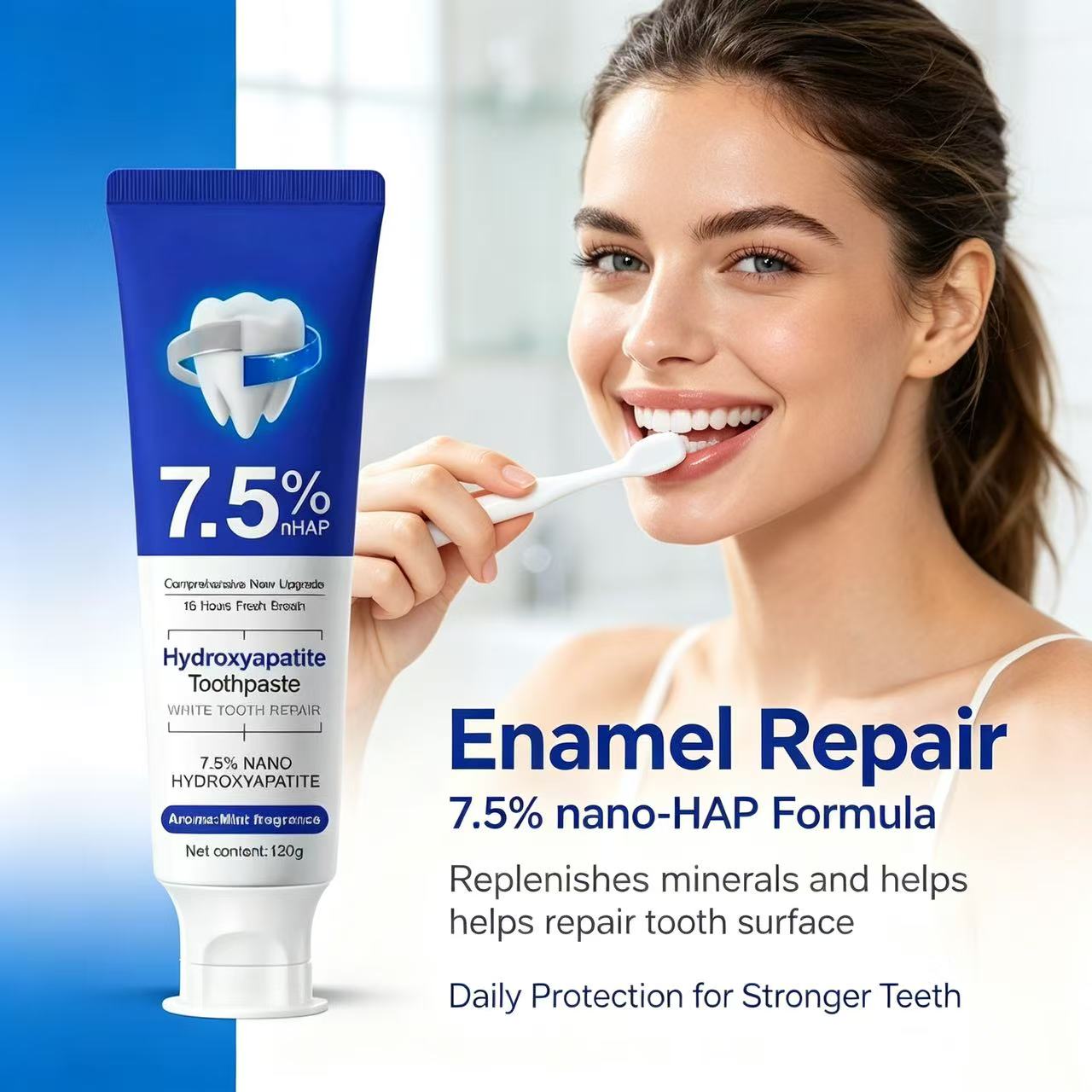 7,5% Nano-Hydroxyapatit Zahnpa – Teeth Whitening Treatment Bewertung und Preis