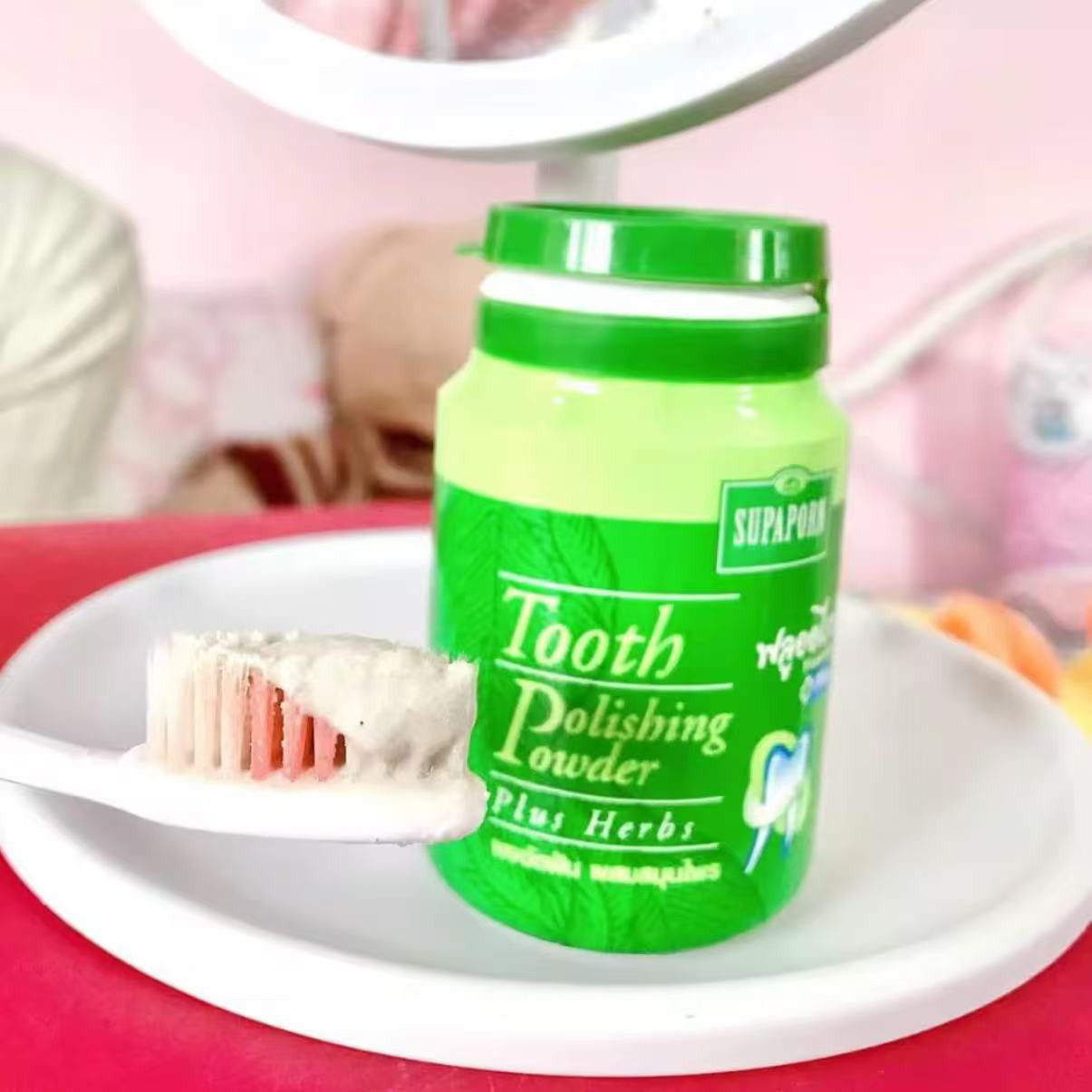 Thailändisches SUPAPORN Kräute – Teeth Whitening Powder Bewertung und Preis