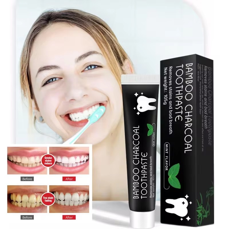 Aufhellende Zahnpasta mit Bamb – Teeth Whitening Charcoal Bewertung und Preis