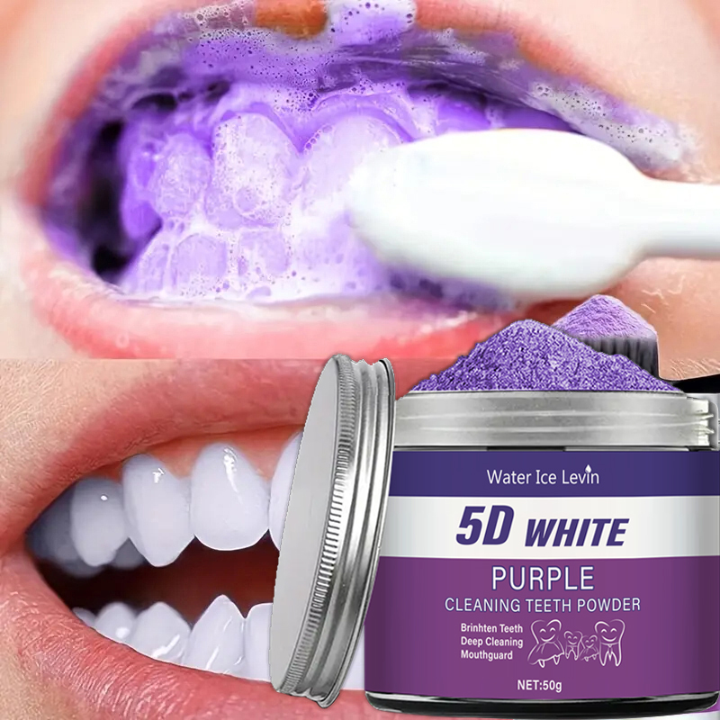 Lila Zahnaufhellungspulver, 50 – Teeth Whitening Zimba Bewertung und Preis
